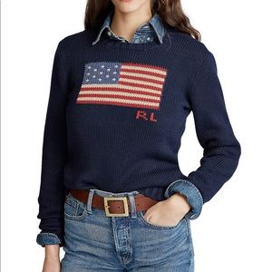 Polo Ralph Lauren Flag Cotton Sweater